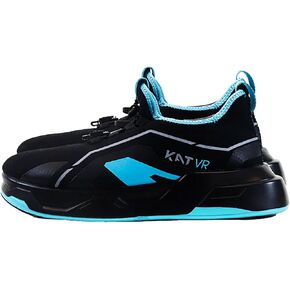 KAT Walk C2 Plus Enhanced VR Treadmill with Vibration Feedback, Noise Reduction, Built-in Wheels, 360° Locomotion, Nexus Adapter & Shoes, Compatible with SteamVR & Quest – US Size 11