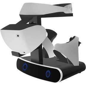 PSVR2 Charging Storage Stand for PS VR2 - Charging Station with VR Headset Display Bracket