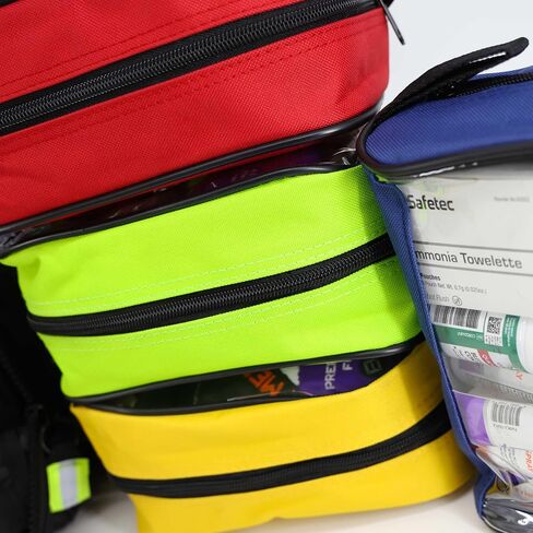 Lightning X مخزنة X-Large Modular EMT Medic Trooma Bag W/طوارئ الطوارئ الطبية الطبية مستلزمات (أسود) in Kuwait