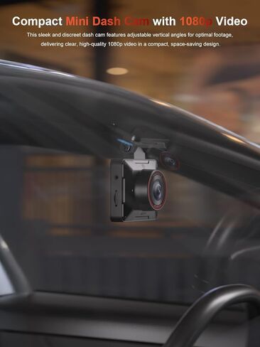 Dash Cam FHD 1080P Car Camera, AKEEYO WiFi Dash Camera for Cars,Mini Front Wireless Dash Cam with App,WDR Night Vision, G-Sensor,24H Parking Mode, Loop Recording, Dashcam Support 256GB Max in Saudi Arabia