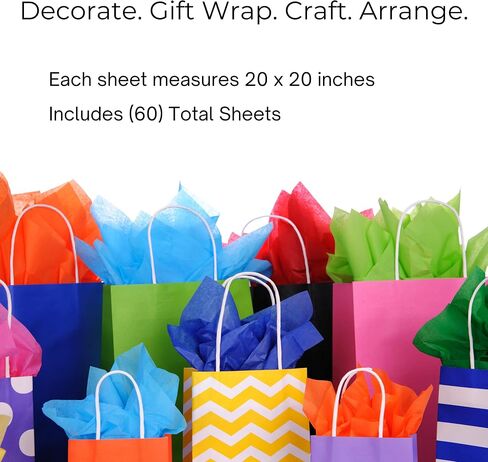 Iconikal Tissue Paper, White, 20 x 20-Inches, 75-Sheets in Saudi Arabia