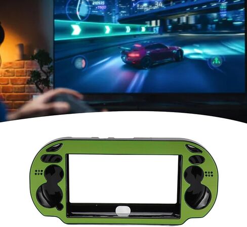 PS Vita 1000 Metal Case Cover, Aluminum Alloy Protective Hard Shell with Brushed Finish, Designed for PSV 1000 Console, Precise Cutouts, ABS Material, Compatible with,Please in Saudi Arabia