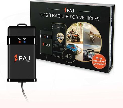 PAJ GPS Vehicle Finder 4G 2.0 - Real-Time GPS Tracker Device for Car, Motorcycles, Trucks, Bike - Direct Connection to Vehicle Battery (9-75V) - Tracking Devices with Alerts - Subscription Required in Kuwait