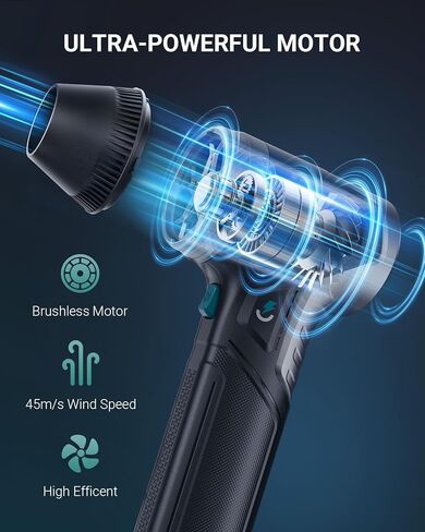 الهواء الكهربائي Duster-28.22oz السوق الحد الأقصى لضغط الرياح ، و duster super power cordless ، والمنفاخ المتين القابل للفرش in Kuwait