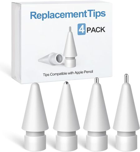 نصائح بديلة لإكسسوارات قلم رصاص Apple - 8 Pack Mix Pencil Tips لـ Apple Pencil 2nd/1st Gen/USB -C/Pencil Pro in Saudi Arabia