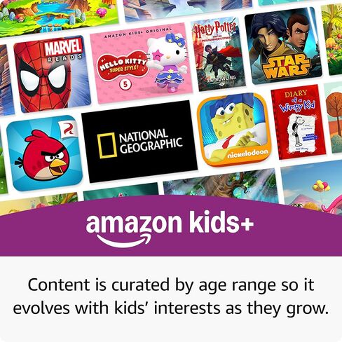 Amazon Kids Device Bundle Including Fire HD 8 Kids Pro Tablet (32GB), Kindle Kids (Space Whale) and Echo Pop Kids (Avengers) in Saudi Arabia