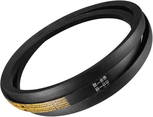 أحزمة Kozelo B-120 V - [120 بوصة طول الملعب × 0.63 بوصة العرض × 0.43 بوصة السُمك] حزام محرك مطاطي على شكل حرف B لاستخدام نقل الطاقة، أسود in Saudi Arabia