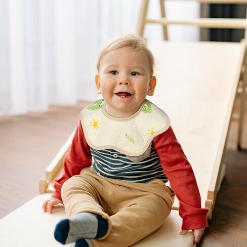 8PCS Baby Bibs Muslin Baby Bibs Drool Bibs for Baby Girl Boy 8-Layer 100% Muslin Cotton Drooling Bibs Teething Bibs Absorbent&Soft&Breathable Baby White Drooling Bibs… in Kuwait