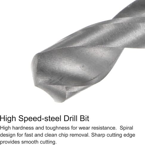 uxcell Tap & Bit Sets, M6 x 1 H2 Straight Flute Machine Thread Milling Tap 100mm Extra Long, 6mm High Speed Steel (HSS) Twist Drill Bit in Saudi Arabia