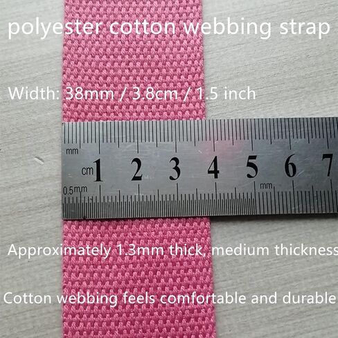 Webbing Strap 1.5 inch - Cotton Webbing for Bag Straps Backpack Handles in Saudi Arabia