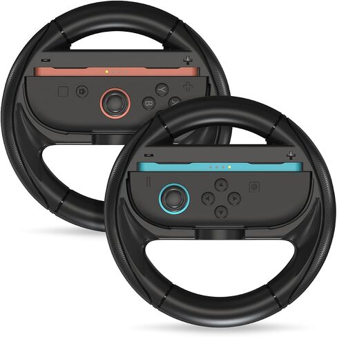 حزمة Younik 6 في 1 Switch 2 Associory Bundle مع عجلة قيادة 2 PCS ، و 2 PCS J-Con Grip وحزام معصم 2pcs لـ NS Switch 2 (2025) ، وملحقات اللعبة لتجمعات العائلة والأصدقاء in Saudi Arabia