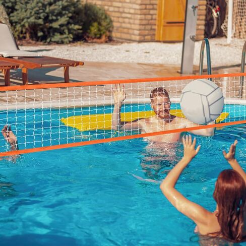 ShinyRelief Volleyball Net Outdoor 15 x 2.95 ft Replacement Pool Volleyball Net Portable Volleyball Net for Backyard Swimming Pool Schoolyard Beach in Saudi Arabia