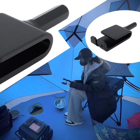 Create idea 2Pcs Ice Anchor Power Drill Adapter for Ice Fishing Camping and Other Outdoor Activities 11.5x4x7.5cm Black in Saudi Arabia