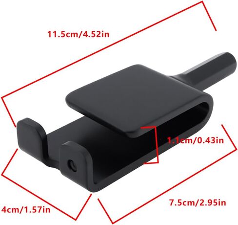 Create idea 2Pcs Ice Anchor Power Drill Adapter for Ice Fishing Camping and Other Outdoor Activities 11.5x4x7.5cm Black in Saudi Arabia