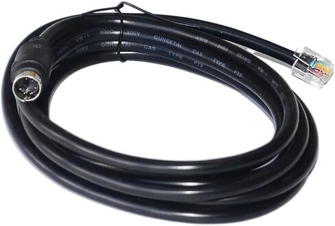 2M Mini DIN 6PIN إلى RJ12 6P6C CONNECTOR CABLE للدواسات/المحفزات لعجلات FANA Kable PS/2 إلى RJ12 6PIN CABLE (5M) in Saudi Arabia