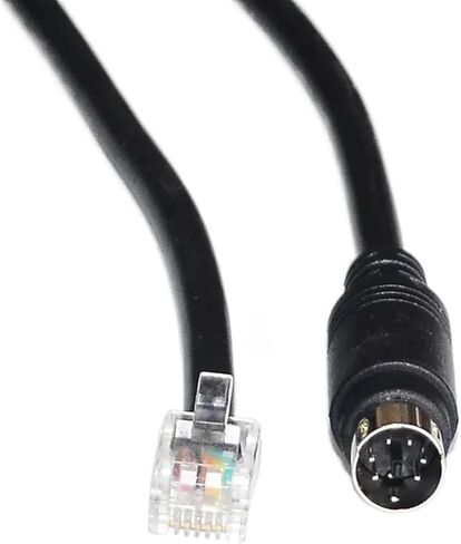 2M Mini DIN 6PIN إلى RJ12 6P6C CONNECTOR CABLE للدواسات/المحفزات لعجلات FANA Kable PS/2 إلى RJ12 6PIN CABLE (5M) in Saudi Arabia