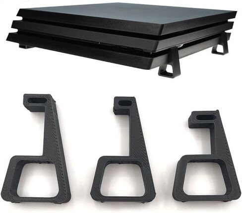 4PCS Cooling Horizontal Version Bracket for PS4 Slim Pro Feet Stand Console Base Flat-Mounted Holder Stand (PS4 Slim) in Kuwait