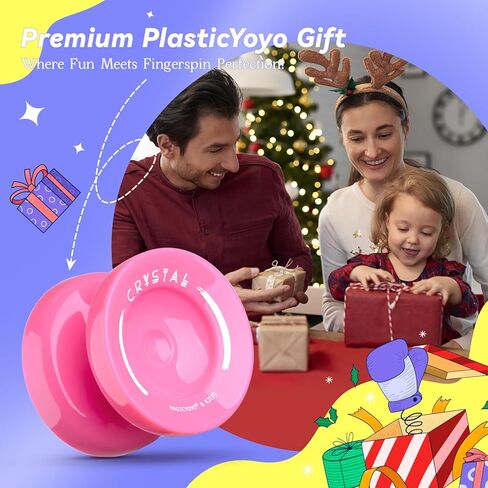 MAGICYOYO K2 Crystal Yoyo احترافية سريعة الاستجابة للأطفال المبتدئين، يويو ثنائي الغرض مع محمل يويو إضافي غير مستجيب للمتقدم + 12 خيط يويو + أداة إزالة + حقيبة تخزين (أخضر) in Kuwait