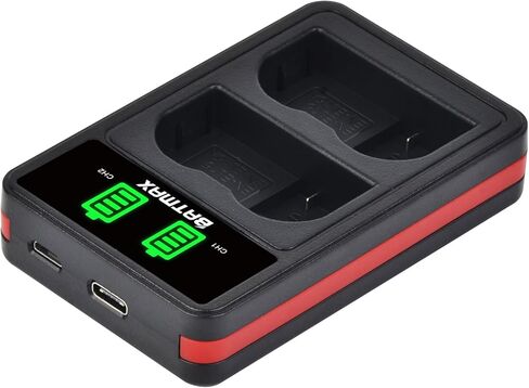 Batmax 2 قطعة 2280 مللي أمبير EN-EL15 EN-EL15B EN-EL15C بطارية لنيكون Z5، Z6، Z6 II، Z7، Z7II D780، D850، D7500، 1 V1، D500، D600، D610، D750، D800، D800E، D810، D810A، الكاميرات الرقمية D7000، D7100، D7200 in Kuwait