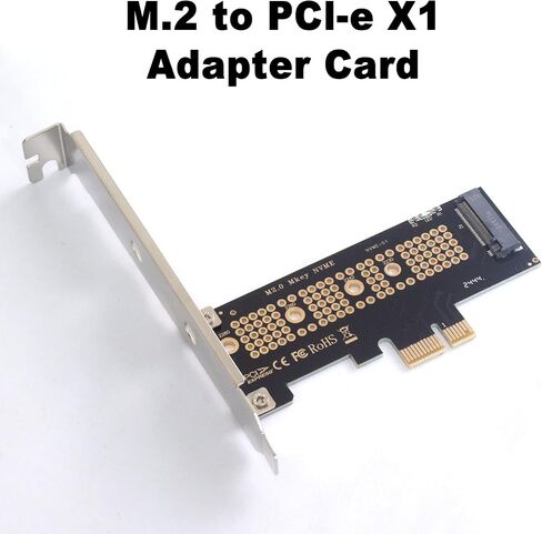 يدعم محول Duttek M.2 PCIE محول X1 ، فتحات NVME PCIE فتحة M.2 NVME X4 X8 X16 وتثبيت 2230/2242/2260/2280 SSD ، PCIE X1 للتثبيت M.2 NVME SSD in Kuwait
