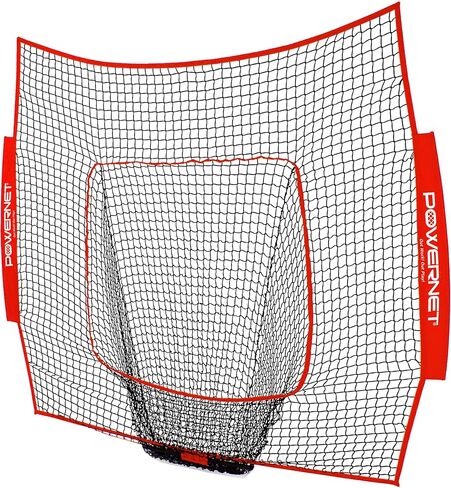 PowerNet Metal Frame and Fiberglass Poles for Baseball Softball Net 7x7 (Frame ONLY) Replacement | Bow Style Frame | Heavy Duty Steel | Fiberglass Poles | Fits PowerNet 7'x7' Training Nets in Saudi Arabia