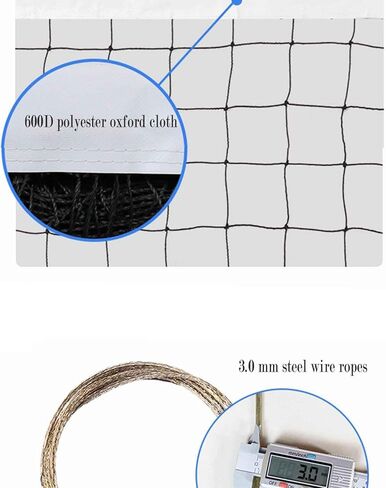LalaKoo Heavy Duty Volleyball Net Set - 3 in 1 Pro Volleyball Net System Height Adjustable Portable Volleyball Net with Volleyball Carrying Bag Easy Setup for Backyard Grass Outdoor Beach Lawn in Kuwait