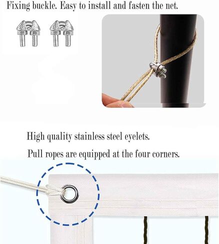 LalaKoo Heavy Duty Volleyball Net Set - 3 in 1 Pro Volleyball Net System Height Adjustable Portable Volleyball Net with Volleyball Carrying Bag Easy Setup for Backyard Grass Outdoor Beach Lawn in Kuwait