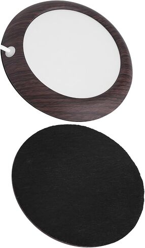 USB Coffee Mug Warmer, Mug Warmer Walnut Wood and Metal, 5V USB,for Most Stainless Steel Cup, Feeding Bottle, Ceramic Cup, Glass Your Computer, Desktop, Laptop, Tablet, (Deep Walnut Grain) in Saudi Arabia