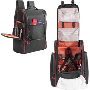Large Camp Kitchen Organizer - Hanging Camp Utensil Storage Bag with Paper Towel Holder, Multi-Pockets & Zippered Compartments - Portable Outdoor Cookware Bag for BBQ, RV, Hiking & Travel