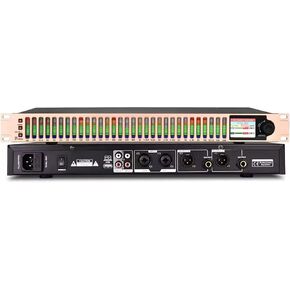 Graphic Equalizer,31-Band Digital Equalizer,Stereo Graphic Noise Reduction EQ,Dual Channel Synchronized Control for KTV Stage Performance