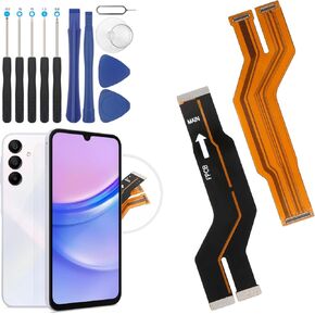 Ywlrong لـ Samsung Galaxy A15 LCD شاشة شاشة Cable Flex Flex for Samsung A15 A155 A156 Mainboard Mainboard Mainboard Cable Ribbon Assembly Assembern