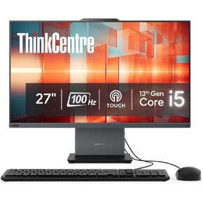 Lenovo ThinkCentre 27" FHD Touchscreen All-in-One Desktop Computer • Intel 13th 8-Core I5 Processors • 32GB DDR5 RAM • 1TB SSD • Wireless Charging • Wi-Fi 6 • Windows 11 Pro