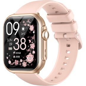Smart Watch for Men for iPhone&Android: 100 Day+Battery Life, Smart Watch(Answer/Make Calls) with SpO2 Sleep Heart Rate Monitor,5ATM Waterproof,Fitness Tracker with 120+Sport,Reloj Inteligente Black