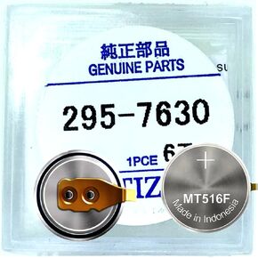 295-7630 Battery Replacement Compatible with Citizen Ecodrive Battery for Citizen 295-7630 MT516 Photokinetic Rechargeable Capacitor J015 J145 J165