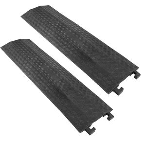 40 Inch Drop Over Cord Protector - 1200lbs Heavy Duty Driveway Hose Protector Cord Garden Hose Wire Cover for Sidewalk Driveway Warehouse (2 Pack)
