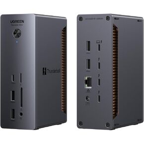 UGREEN Revodok Max 2131 Thunderbolt 5 Dock, 13-in-1, 120Gbps Transfer, Single 8K, Dual 6K60Hz Display, 140W Max Charging, 2.5GbE, SD/TF 4.0, for Thunderbolt 5/4 MacBooks and Windows Laptops