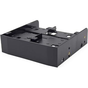 Yosoo 5.25 to 3.5 Bay Adapter, Hard Disk Drive Bracket, Black, PVC, 1 Count, Drive Bay Adapter, Mounting Brackets, Hard Drive Mounting Brackets