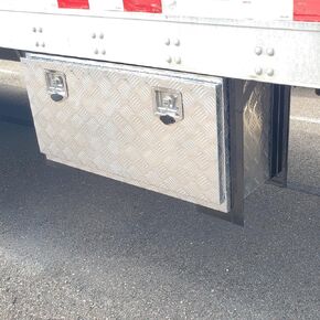 Underbody Tool Box Mounting Brackets Top Hanging Overhead Kit for Dry Van and Reefer Semi Trailers