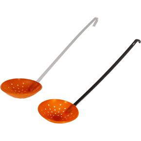 jojomis Ice Fishing Scoop Skimmer with Aluminum Handle, Lightweight Portable Scooper for Ice Fishing Accessories, Slush Scoop for Winter Fishing Gear