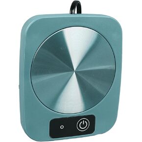 Electric Mug Warmer, US Plug 110V Safe Warming PP Cup Warmer Durable Ideal Present 55℃ for Home (Green)
