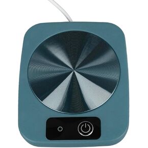 Cup Warmer, Low Power Consumption Practical Coffee Warmer USB Powered Portable Constant Temperature for Travel (Green)