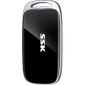 SSK 2TB SSD External Hard Drive, Portable SSD Drive up to 2000 MB/s, USB 3.2 Gen2X2 External Solid State Drives for iPhone 15/16 PRO、Mac、Phone OTG、Laptops with LED Indicator