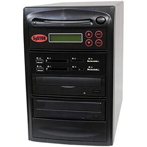 1:1 All-in-One Combo Flash Drive & DVD Duplicator - Back up USB/SD/CF/MS Flash Media Cards to a Single CD/DVD Disc - SYS-USBSDCF-01