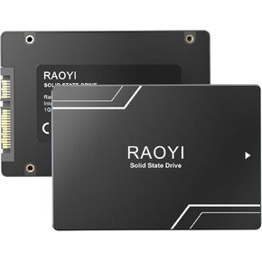 RAOYI 2TB Internal SSD SATA III 6Gb/s 2.5" Solid State Drive 3D NAND Flash Advanced SSD Hard Drive Up to 550MB/s SATA 3 SSD Upgrade Performance for PC Laptop
