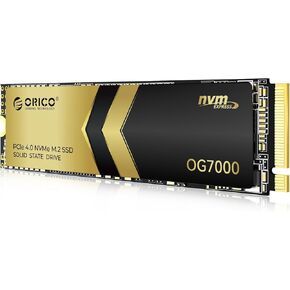 ORICO OG7000 2TB PCIe Gen4 NVMe SSD, Up to 7400MB/s, 8-Channel Controller, Graphene Thermal Solution, Ideal for 4K Video Editing, 3D Rendering, Content Creation, Compatible with PS5 and PC