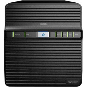 Synology DiskStation DS420j NAS Server with 1.4GHz CPU, 1GB Memory, 32TB HDD Storage, 1 x 1GbE LAN Port, DSM Operating System…