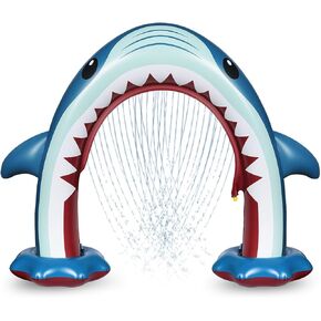 انبرو مرش سمكة قرش عملاق مطور للاطفال، العاب مائية قابلة للنفخ في الصيف للعب في الهواء الطلق للاولاد والبنات والاطفال in Kuwait