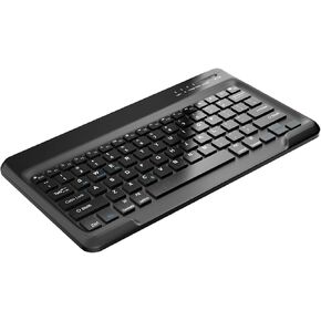 FARYODI Universal Bluetooth 5.0 Wireless Keyboard for iPad Air 13 inch/12.9 inch iPad Pro and Tablets/PC/Smartphone,Rechargeable Lightweight Portable Keyboard Compatible with iOS,Window,Android,Black