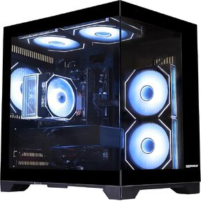 Gaming PC Desktop Intel Core i5-13400F 2.5-4.4 GHz 10 Core, GeForce RTX 5060 8GB DLSS 4 GDDR7, 32GB DDR4 RAM 3200MHz,1TB PCIe SSD, Wi-Fi & Bluetooth,Windows 11 Pro, Tower RGB Computer-Black