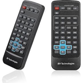 Replacement Wireless Remote Control for IRV Technology Car Stereo IRV32V2/IRV66/IRV33/IRV34/GT1.0 Three Zones Wall Mount Car Audio Receiver
